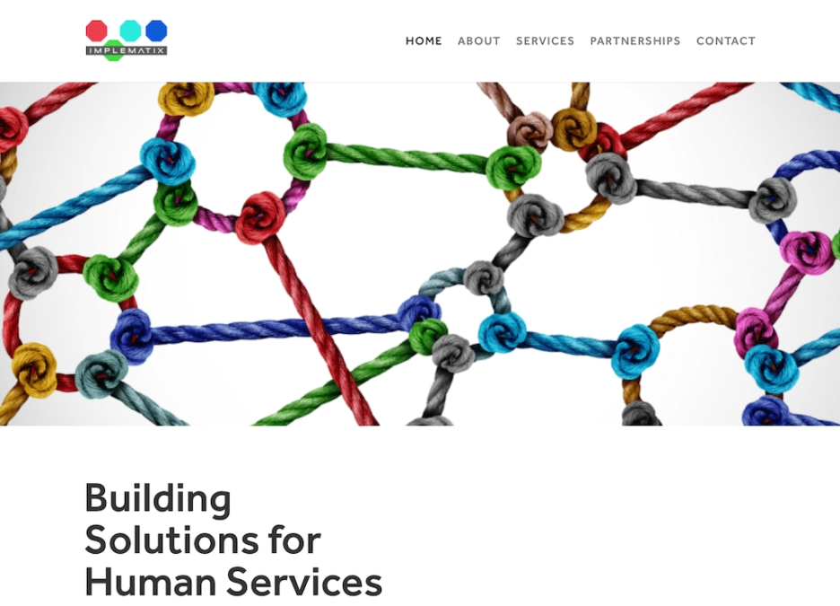 Building solutions for human services organizations.