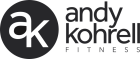 Andy korell fitness logo.