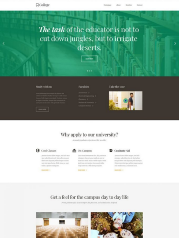 A green and green website design for a law firm.